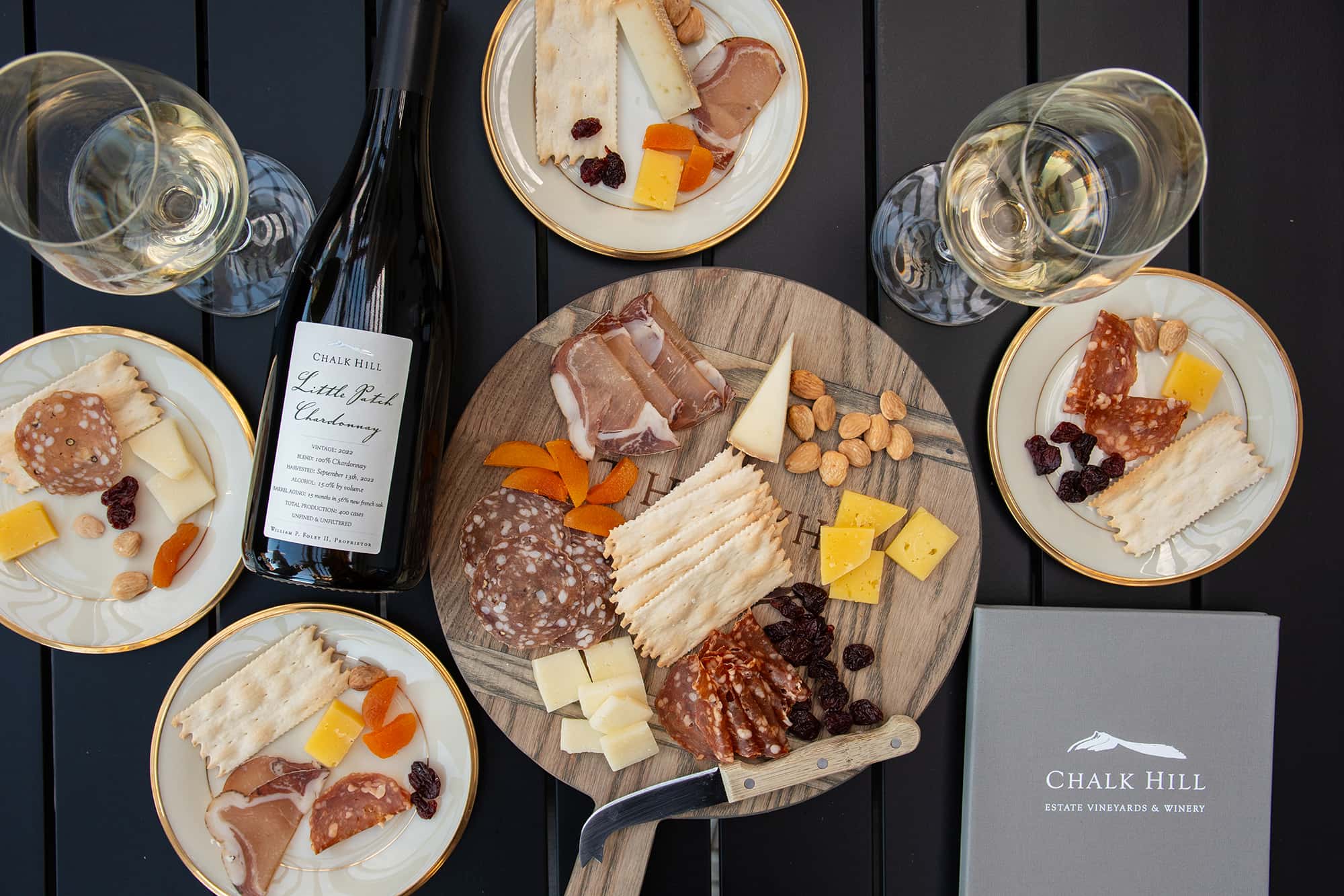 Chalk Hill Little Patch Chardonnay with Charcuterie Pairing